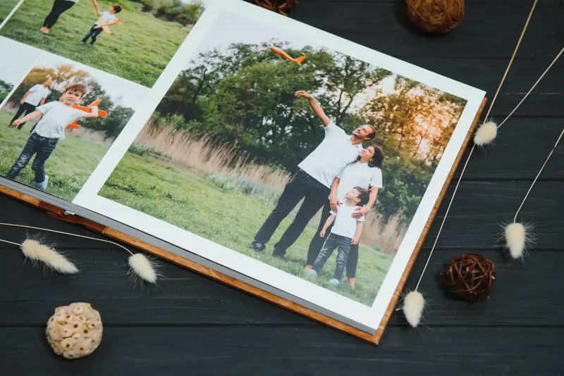 Album de fotos de una familia impreso en MHcopy online y barato